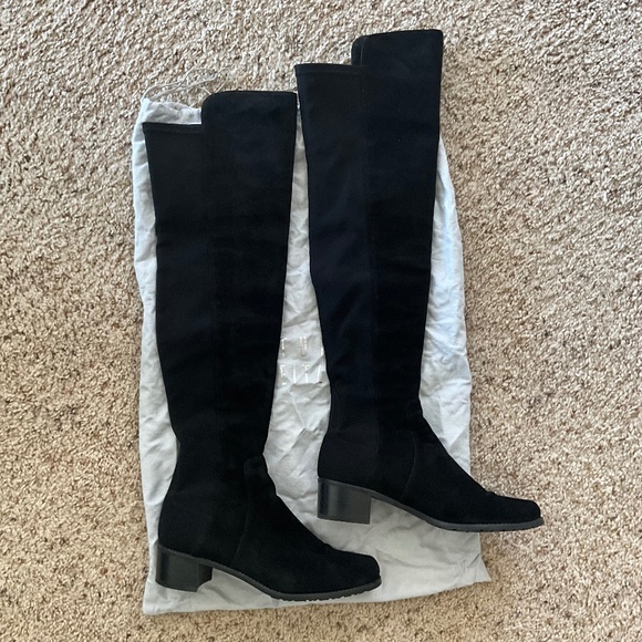 EUC Stuart Weitzman Reserve Over the knee boot black authentic - Picture 1 of 10